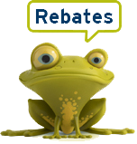 Rebate frog